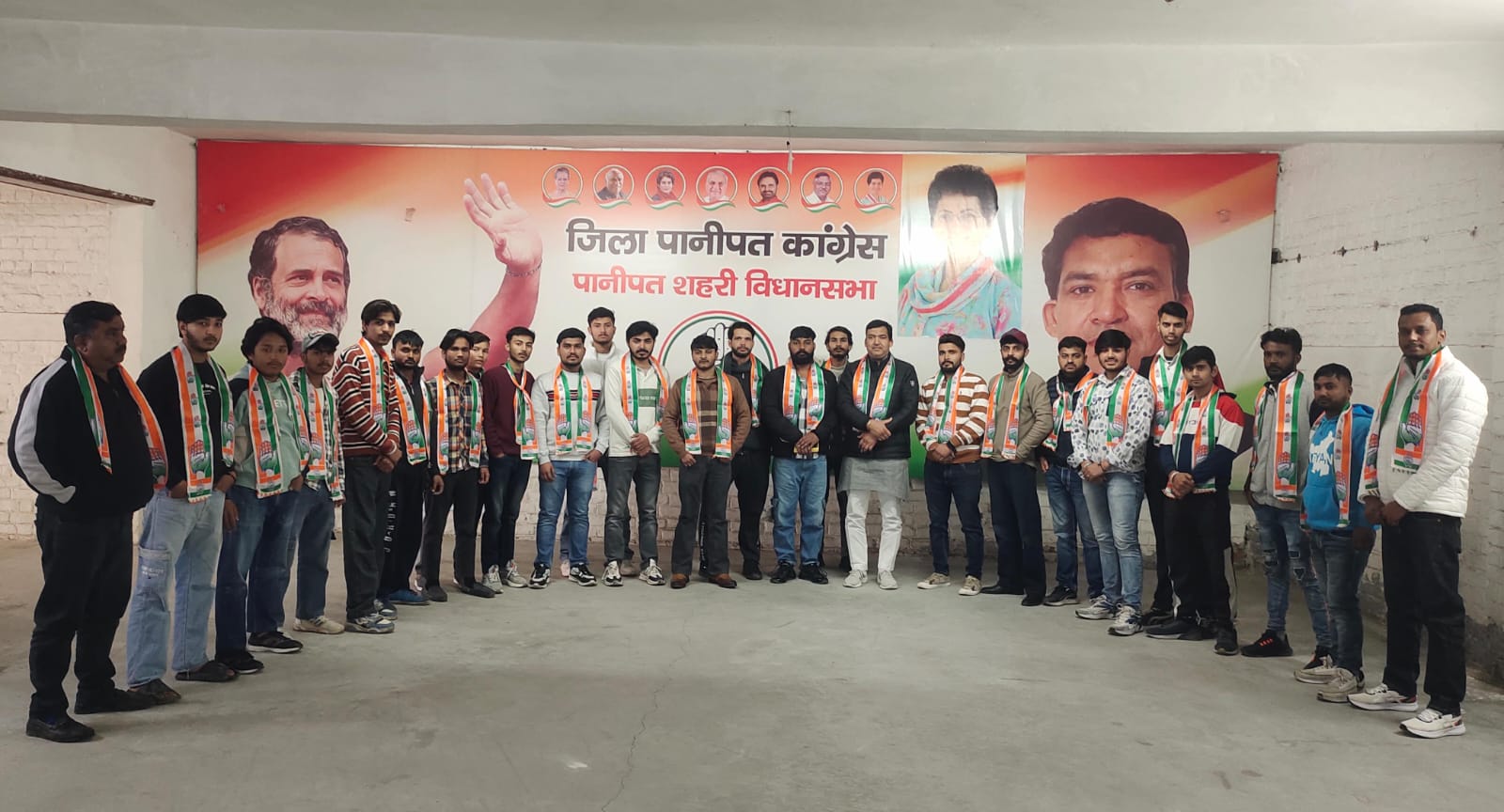 युवाओं ने दिखाई कांग्रेस पार्टी में आस्था, संजय अग्रवाल के नेतृत्व में हुए शामिल